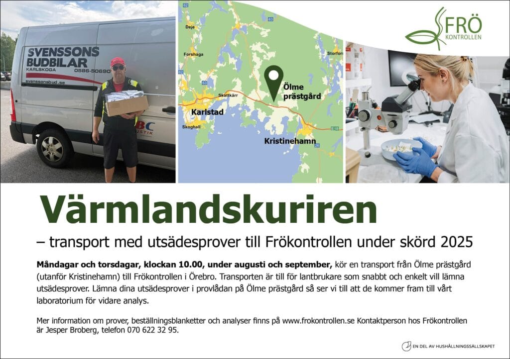 Frökontrollen testar Värmlandskuriren